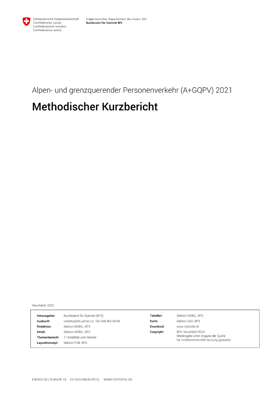 Methodischer Kurzbericht