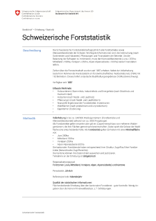 Schweizerische Forststatistik