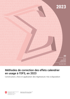 Méthodes de correction des effets calendrier en usage à l'OFS, en 2023