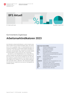 Arbeitsmarktindikatoren 2023 - Kommentierte Ergebnisse