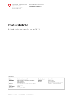 Indicatori del mercato del lavoro 2023 - Fonti statistiche