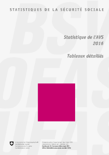 Statistique de l'AVS 2016 - Tableaux détaillés