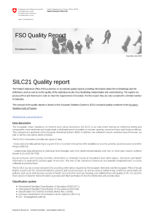 Quality report SILC 2021