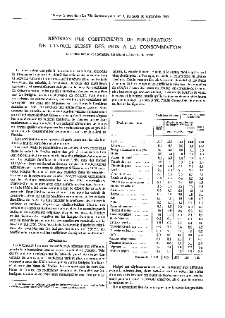 Revision des coefficients de ponsération de l'indice suisse des prix à la consommation