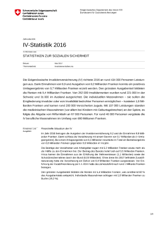IV-Statistik 2016