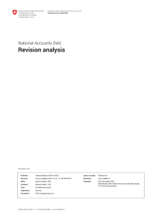 Revision analysis