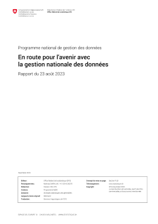 En route pour l’avenir avec la gestion nationale des données