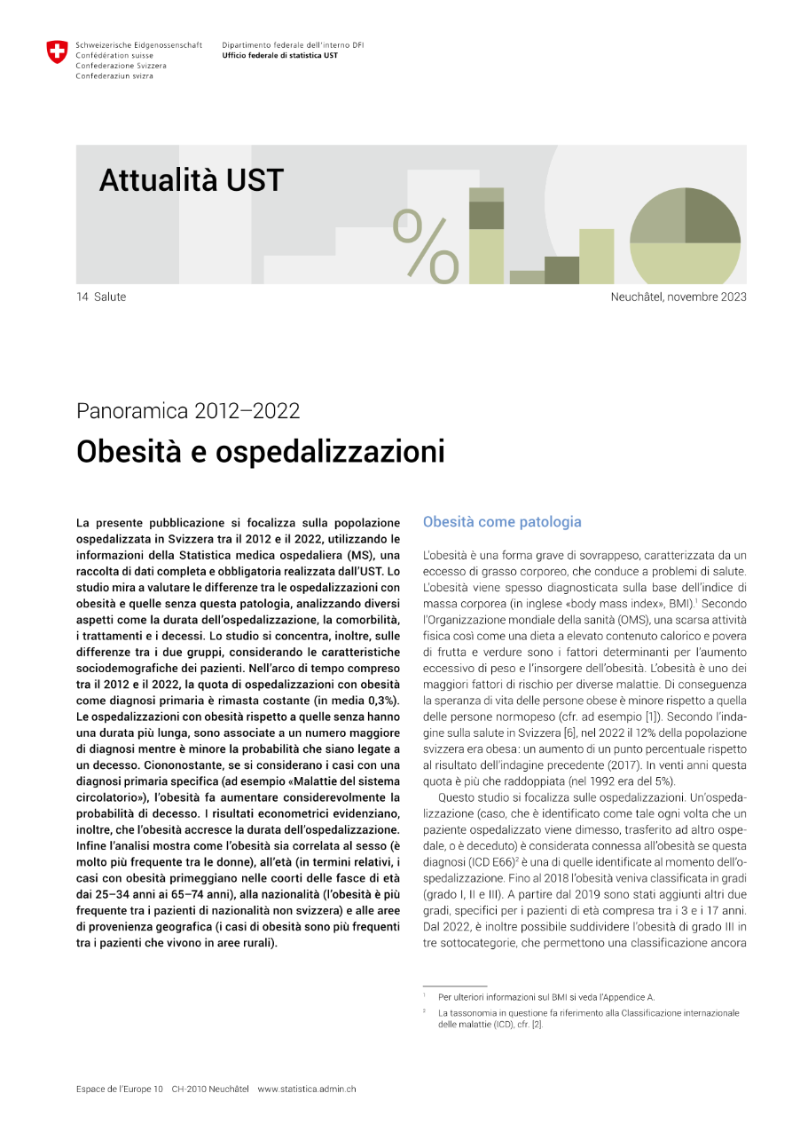 Obesità e ospedalizzazioni