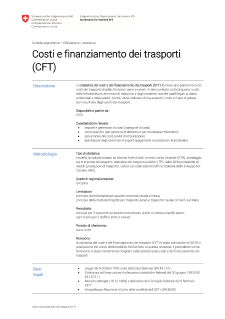 Costi e finanziamento dei trasporti