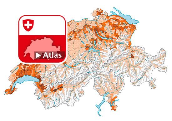 Anteil Wohnungen mit Gas als Energiequelle der Heizung, 2022