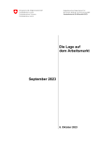 Die Lage auf dem Arbeitsmarkt im September 2023