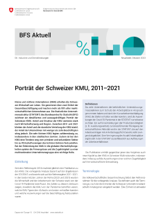 Porträt der Schweizer KMU, 2011-2021