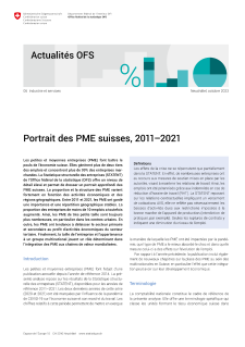 Portrait des PME suisses, 2011-2021