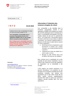 Statistique des hôpitaux : Correction vulnérabilité dans l'application KS