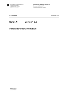 Installationsdokumentation SOSTAT3