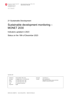 Update of the MONET indicator system monitoring sustainable development