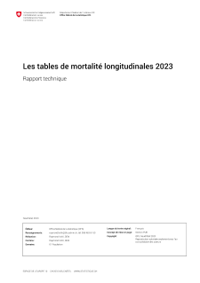 Les tables de mortalité longitudinales 2023