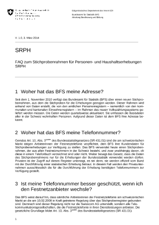 FAQ Stichprobenrahmen