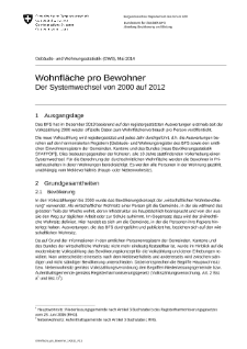 Erläuterungen zur Berechnung der Wohnfläche pro Bewohner