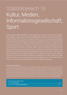 Kultur, Medien, Informationsgesellschaft, Sport: Panorama
