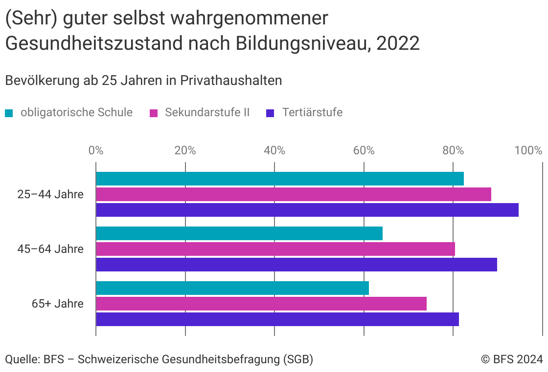 Gesundheit: Taschenstatistik 2024 | Bundesamt für Statistik