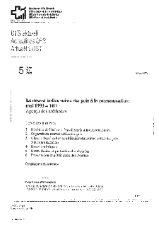 Le nouvel indice suisse des prix à la consommation: mai 1993 = 100