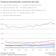 Violenza  sessualizzata: evoluzione dei reati