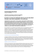 Contenu (Inégalité des revenus et redistribution en Suisse et en Europe) –  SwissStats Webviewer