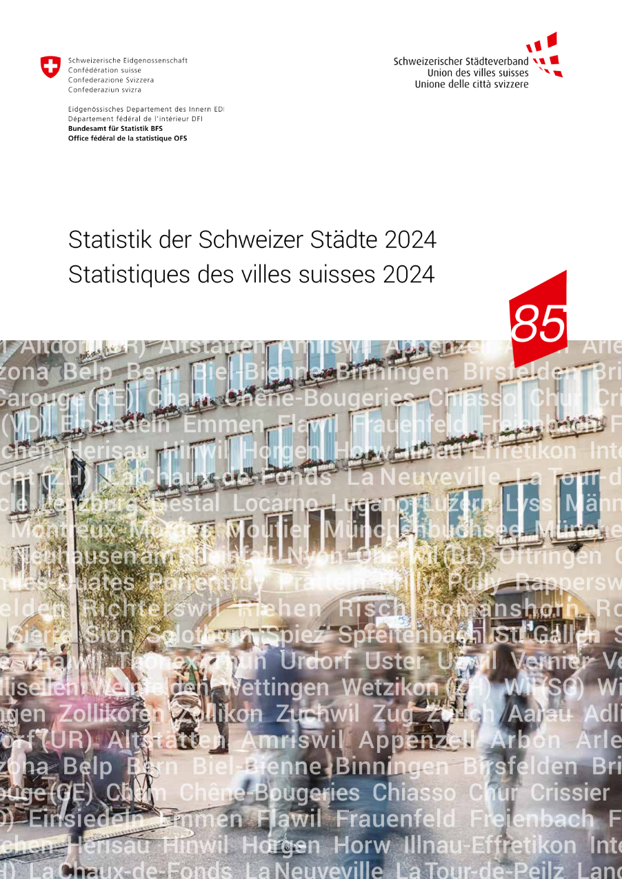 Statistiques des villes suisses 2024