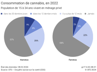 Consommation de cannabis, en 2022