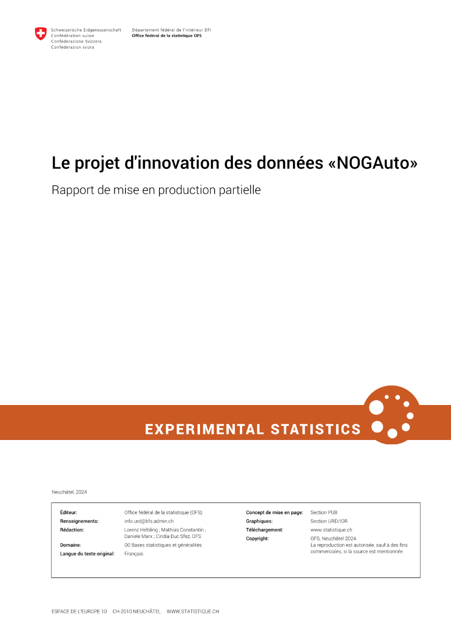 Le projet d'innovation des données "NOGAuto"