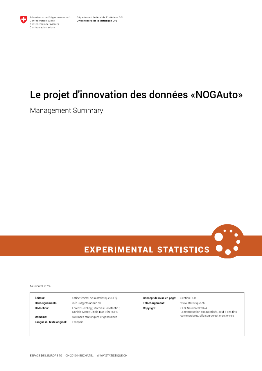 Le projet d'innovation des données "NOGAuto"