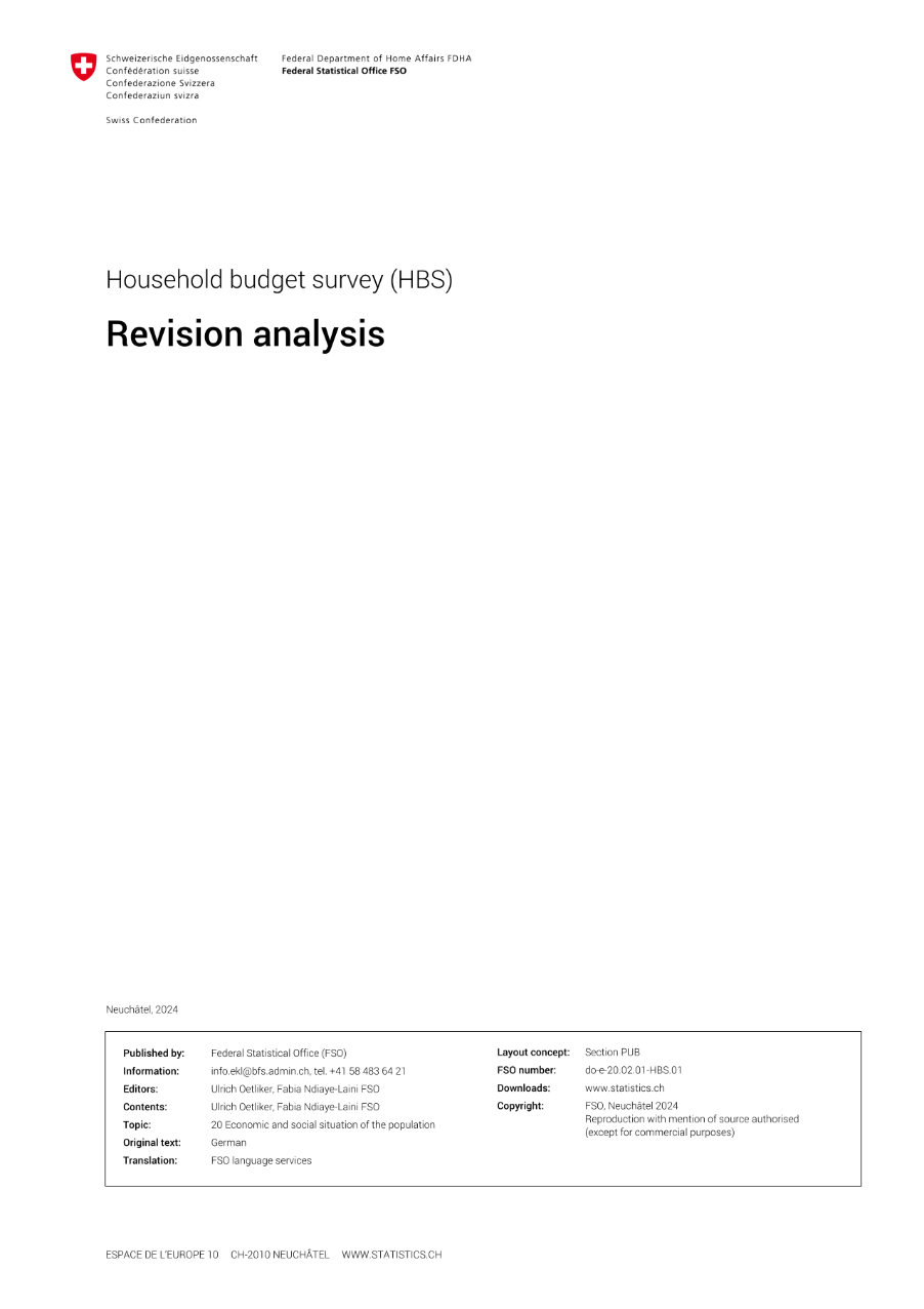 Analysis of the revision