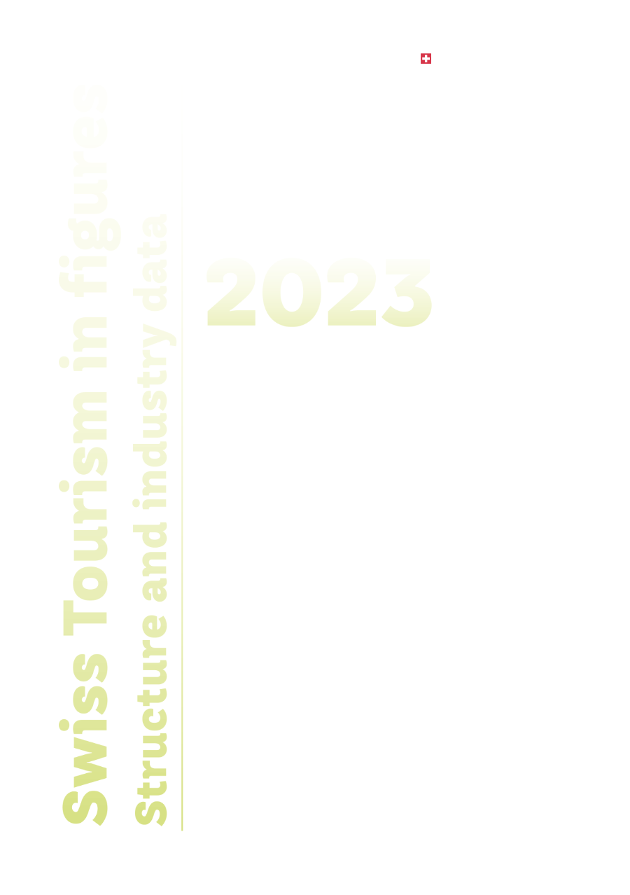 Swiss tourism in figures 2023