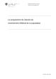 Le programme de relevés du recensement fédéral de la population