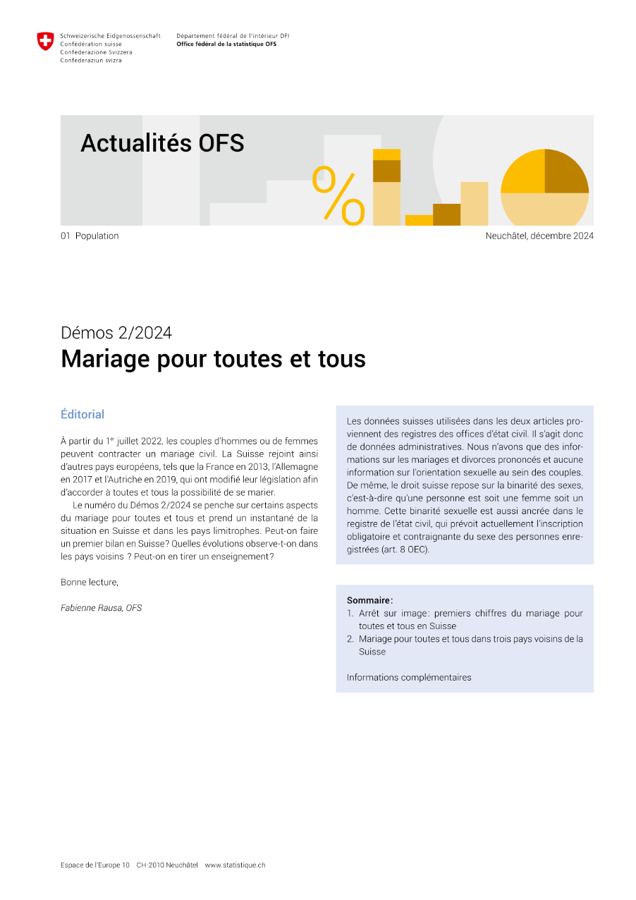 Mariage pour toutes et tous