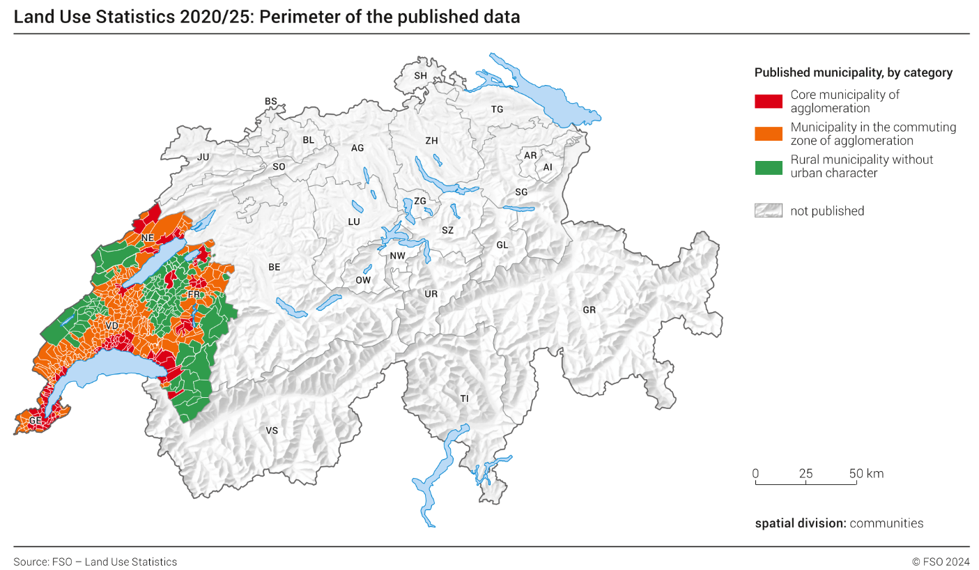 Perimeter of the published data
