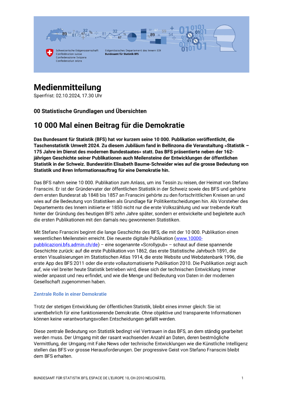10 000 Mal ein Beitrag für die Demokratie