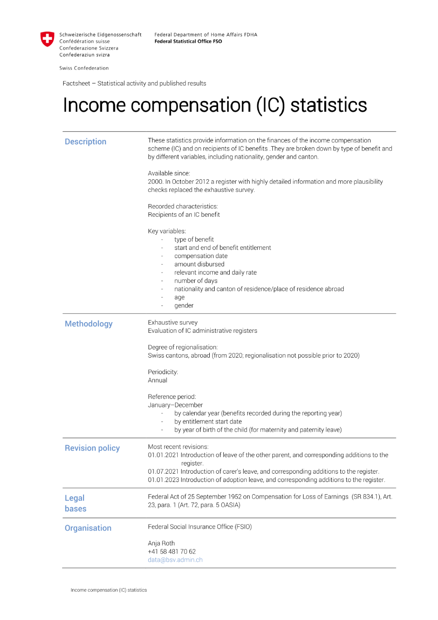Income compensation