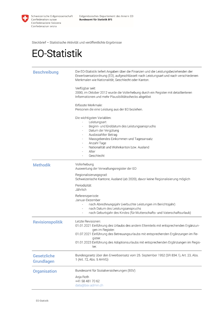 Erwerbsersatzordnung