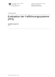 Evaluation der Fallführungssysteme