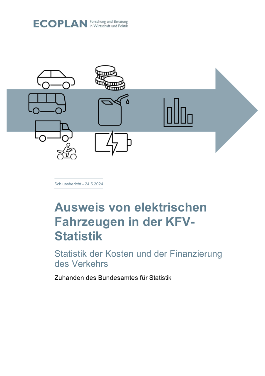 Ausweis von elektrischen Fahrzeugen in der KFV-Statistik