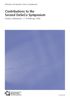 Contributions to the Second DeSeCo Symposium. Geneva, Switzerland, 11-13 February, 2002