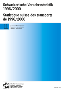 Statistique suisse des transports de 1996/2000