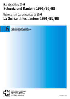 Schweiz und Kantone 1991/95/98