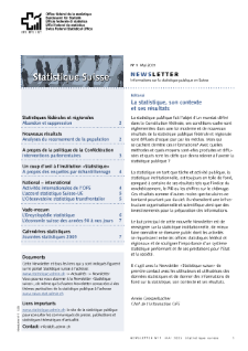 Newsletter - Informations sur la statistique publique en Suisse, No 1, Mai 2005