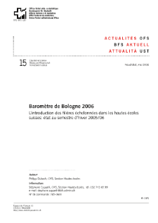 Baromètre de Bologne 2006