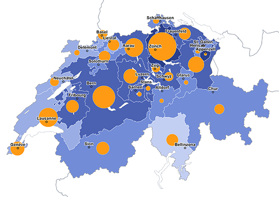 Ausgaben für Kantons- und Gemeindestrassen pro Einwohner/in