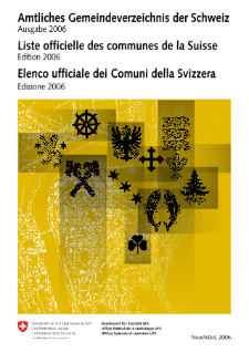 Liste officielle des communes de la Suisse - Edition 2006