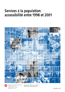 Services à la population: accessibilité entre 1998 et 2001